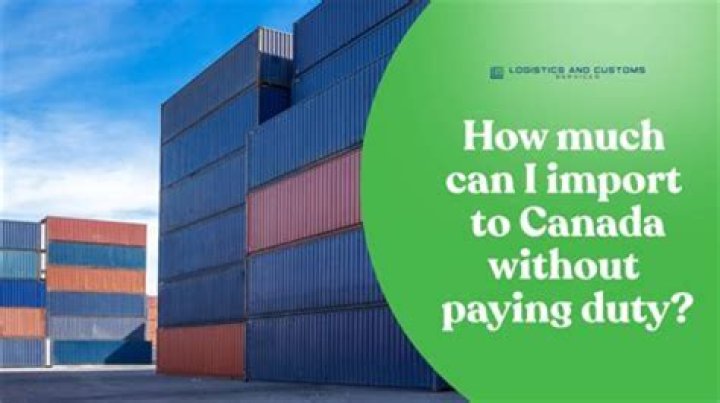 Do I have to pay duty on items shipped to Canada?