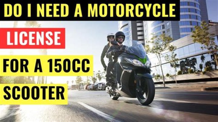 Do I need a motorcycle license for a 150cc scooter in Hawaii?