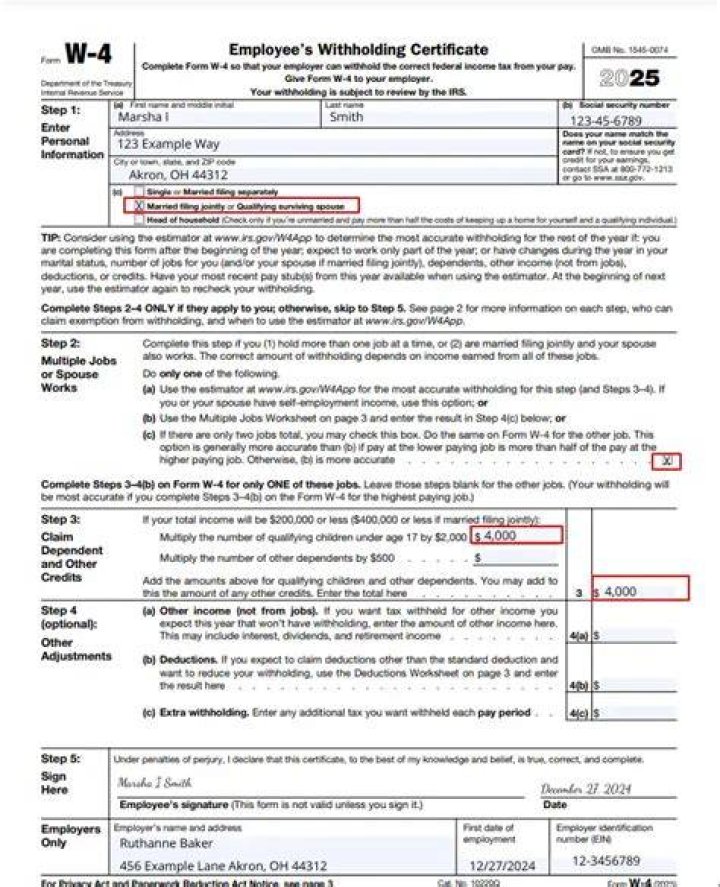 Do I need to fill out a W-4 every year?