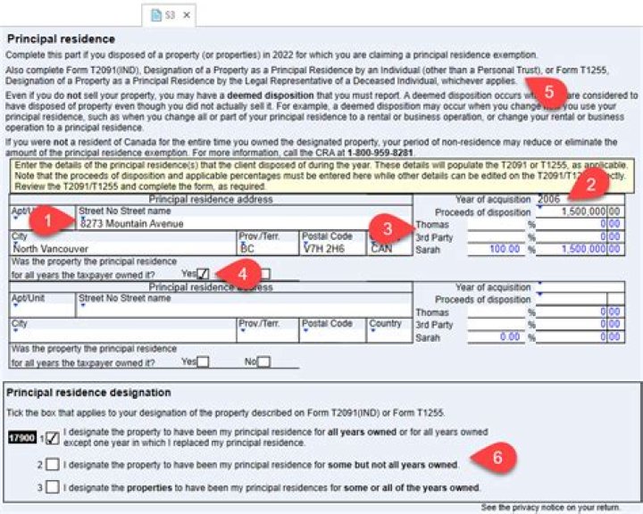 Do I own my principal residence?