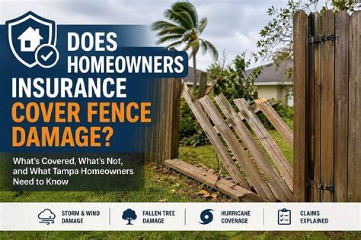 Do insurance companies cover fences?