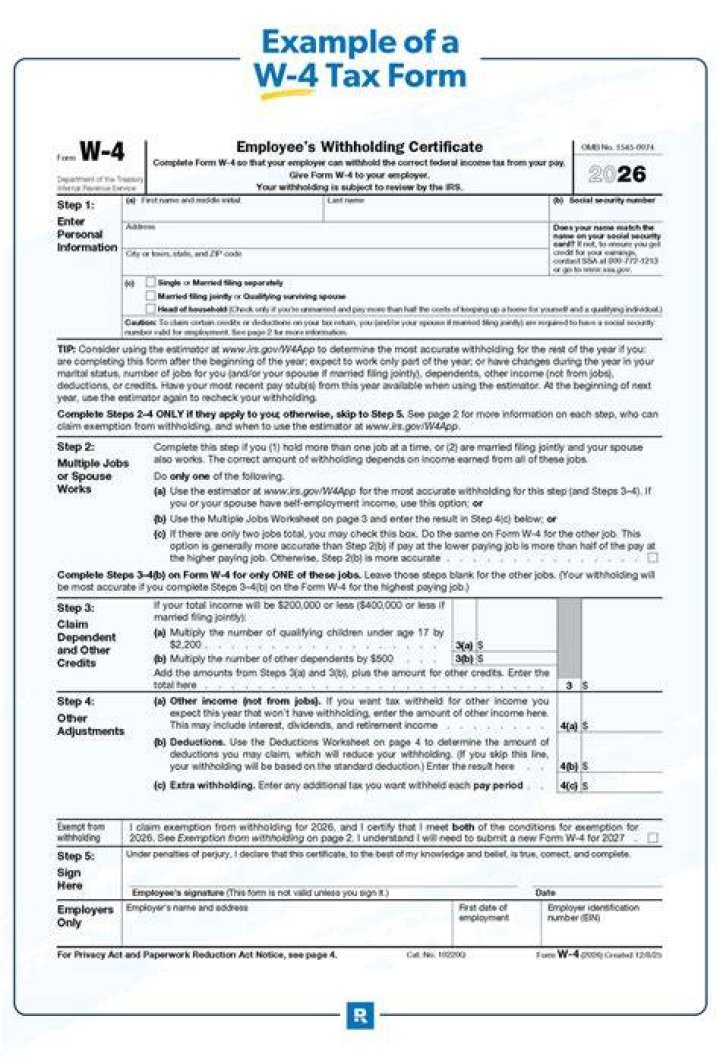 Do international students fill out W4?