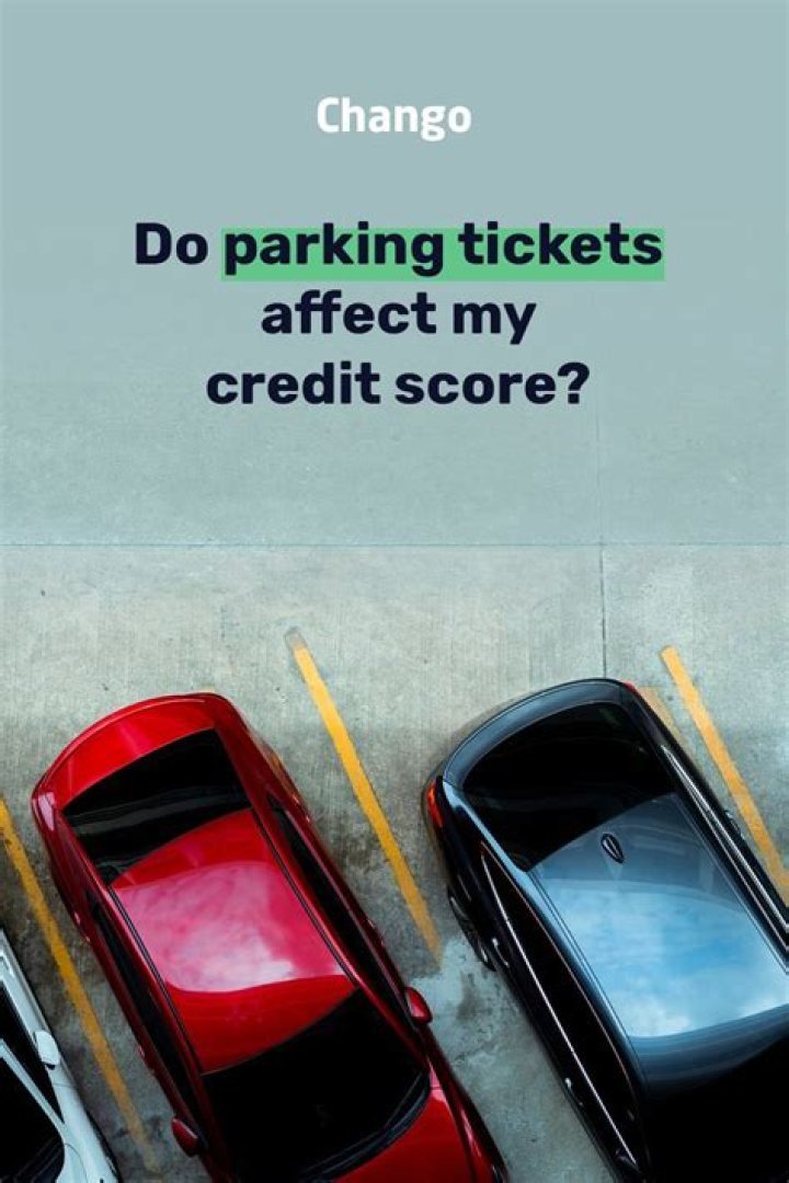 Do parking tickets affect credit score Canada?