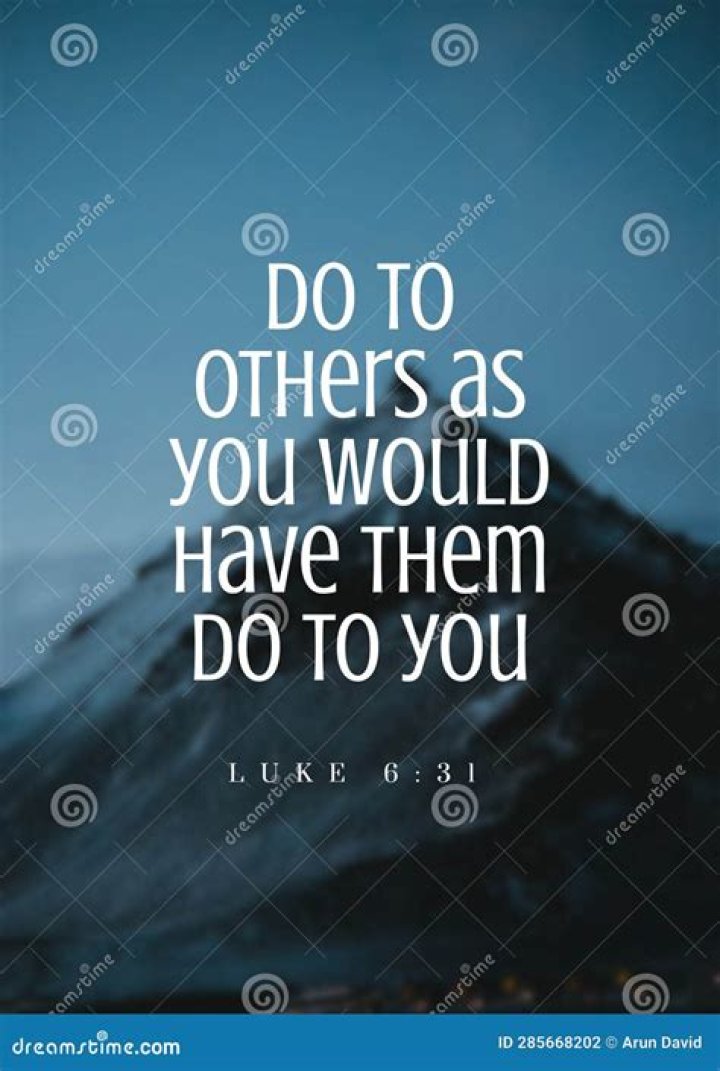 Do to others as you would have others do to you explain?