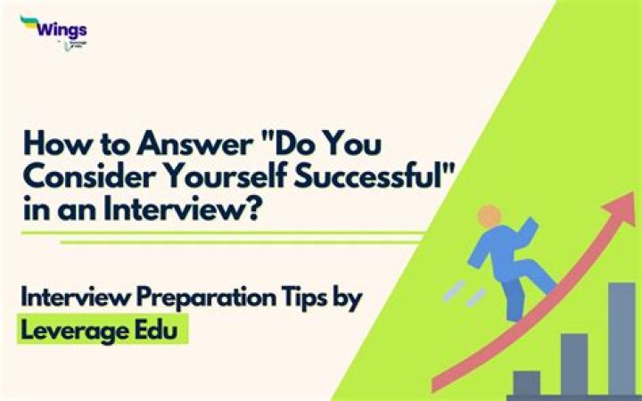 Do you consider yourself successful interview question?
