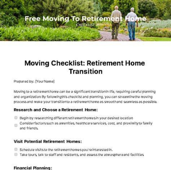 Do you have to decide if you want to move in retirement?