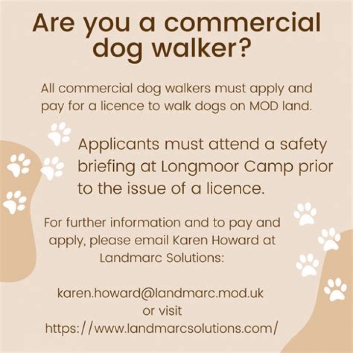 Do you need a Licence to dog walk UK?