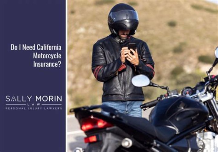 Do you need insurance on a motorcycle in California?