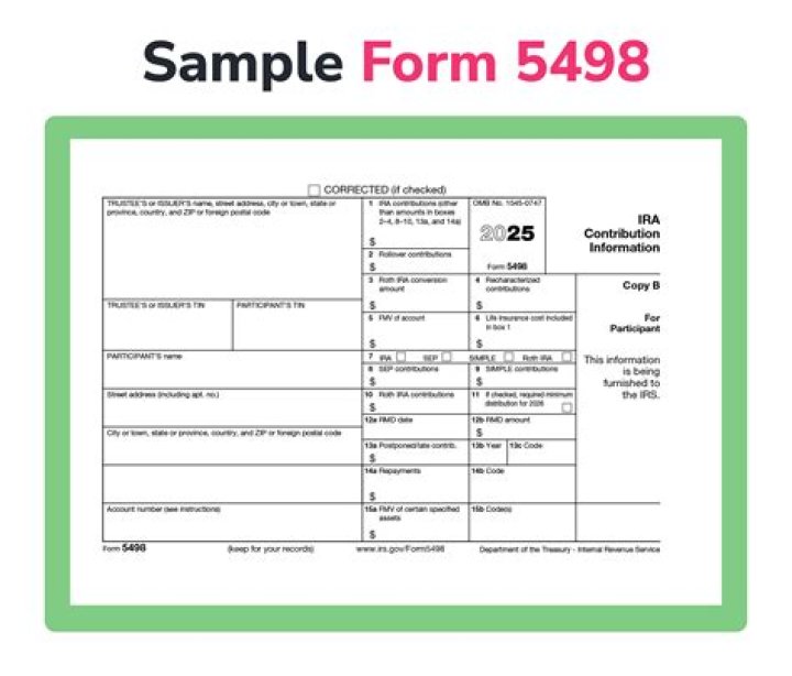 Do you report form 5498 on taxes?