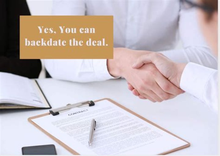 Do you want to backdate the policy?