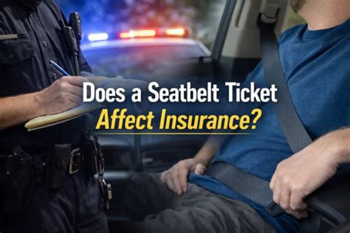 Does a seatbelt ticket affect insurance in MN?