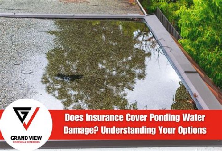 Does car insurance cover damage from ponding water?