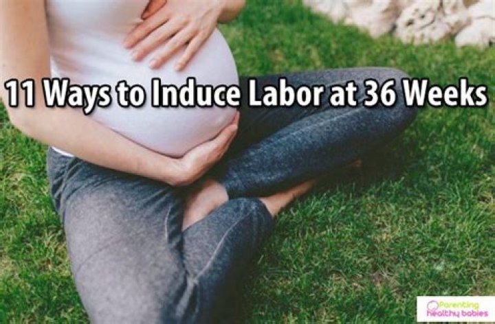 Does castor oil induce labor at 36 weeks?