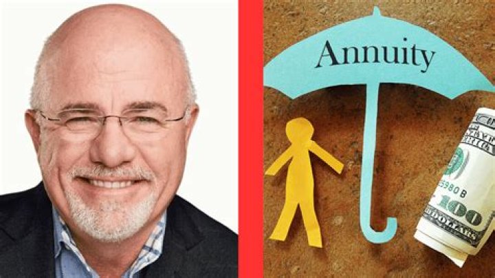 Does Dave Ramsey believe in annuities?