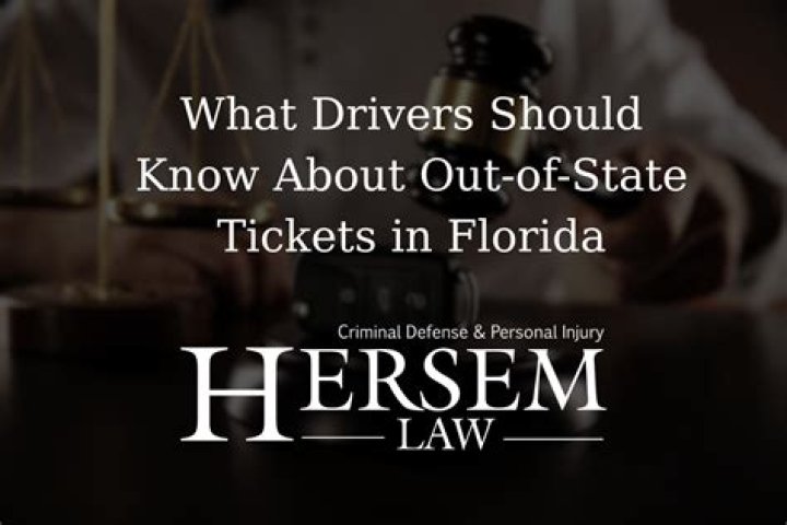 Does Florida give points for out-of-state tickets?