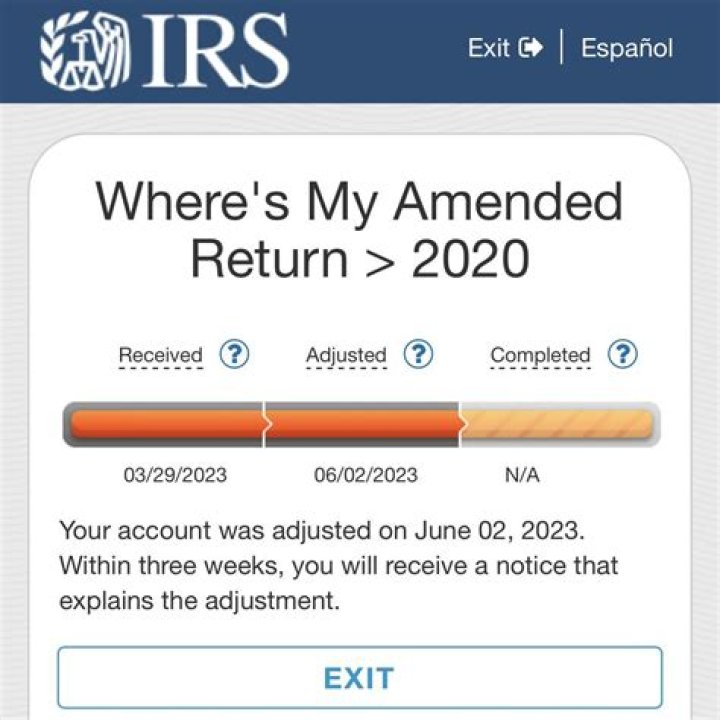 Does IRS respond to amended returns?