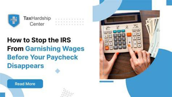 Does IRS stop payment garnishment?