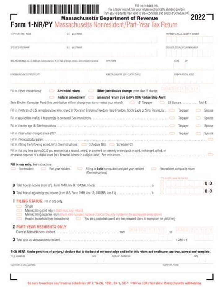 Does Massachusetts tax non-resident?