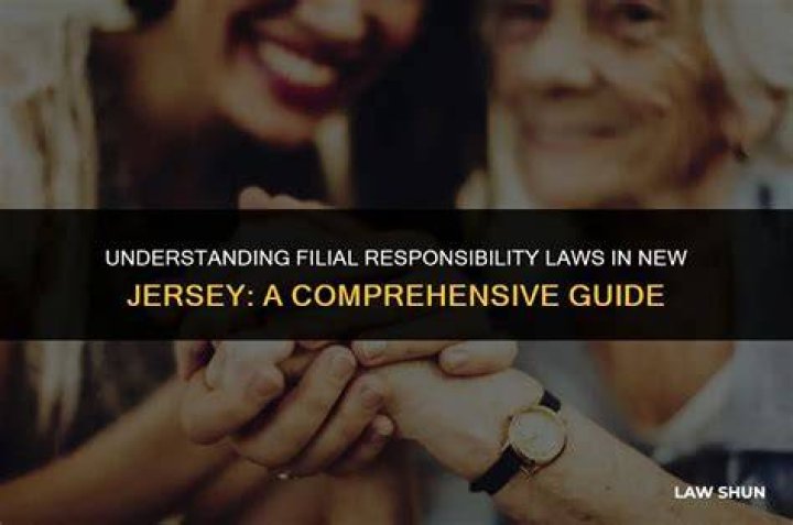 Does NJ have a filial responsibility law?