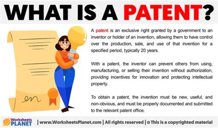 Does patent protect new invention?