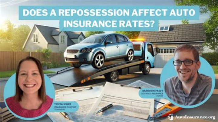 Does repossession affect insurance?