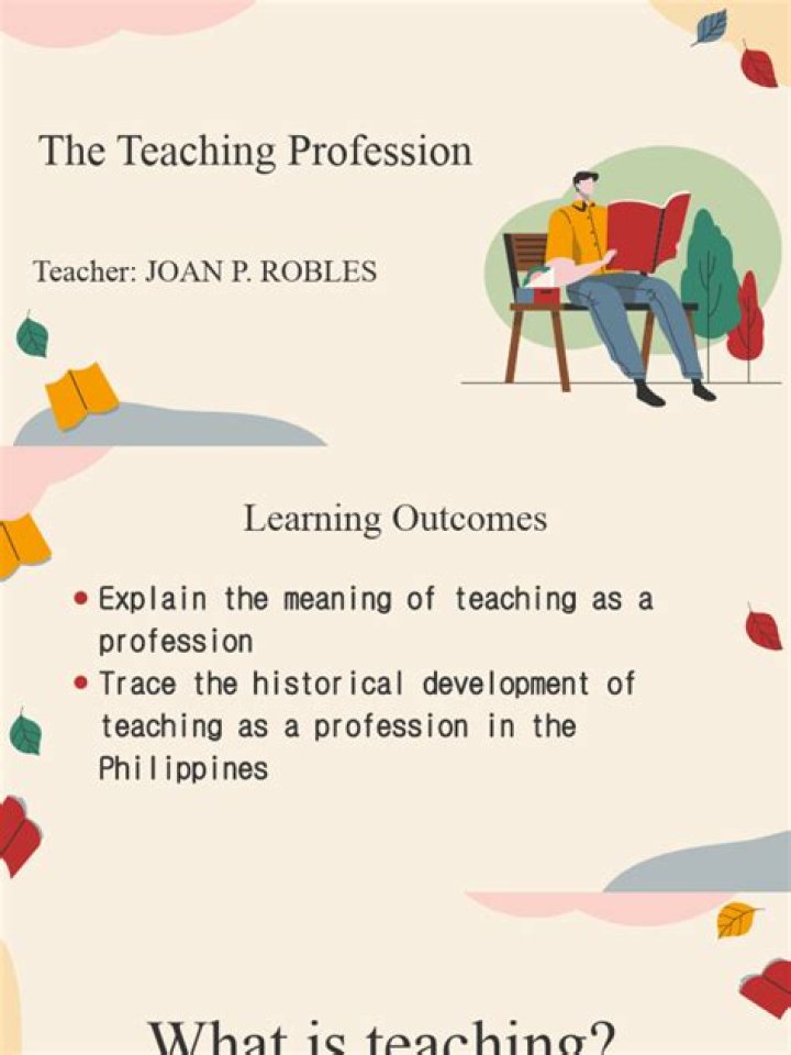 Does teaching fulfill all the elements of a profession?