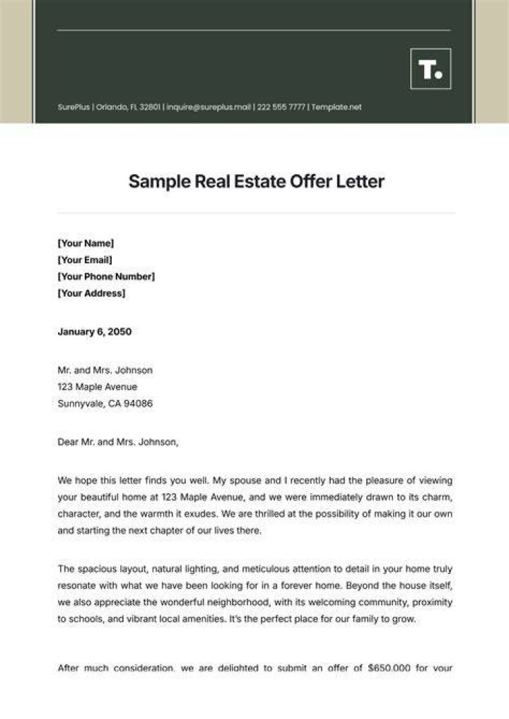 Does the realtor write the offer?