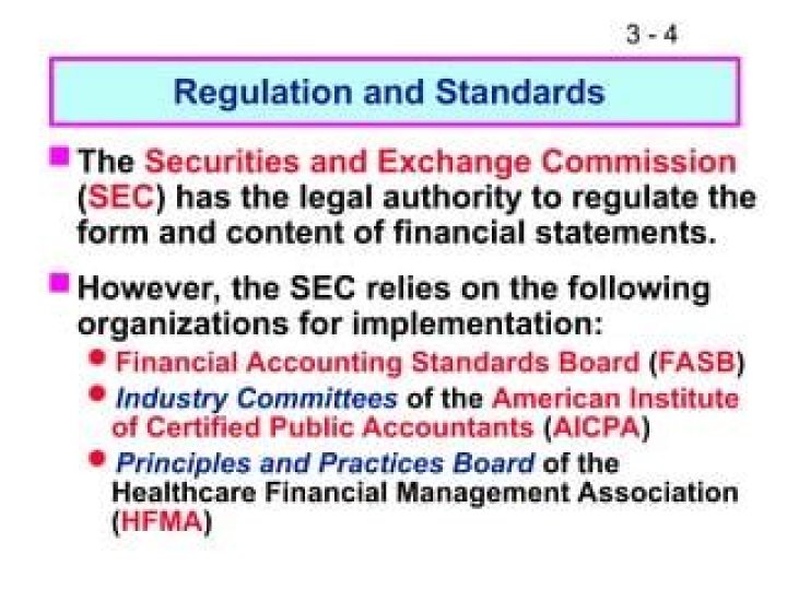 Does the SEC regulate FASB?
