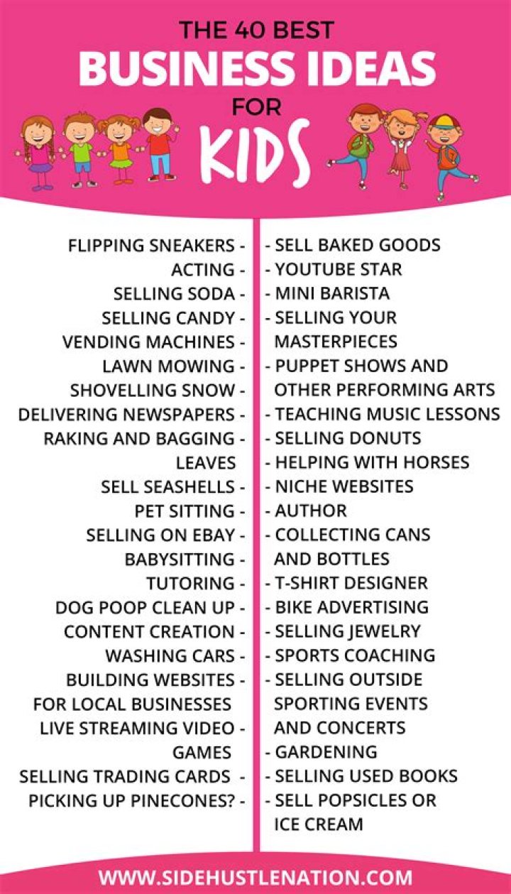 How can a 9 year old start a business?