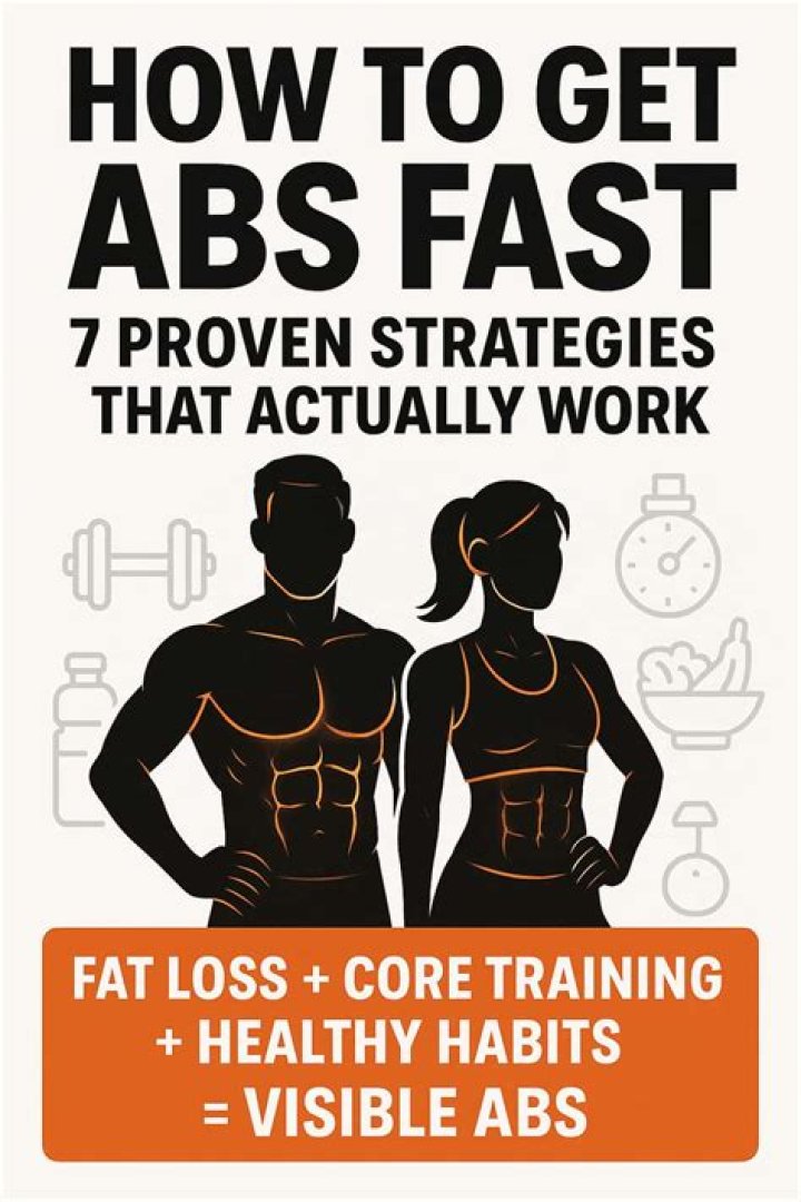 How can a teenage girl get abs fast?