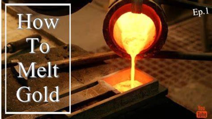 How can I easily melt gold?