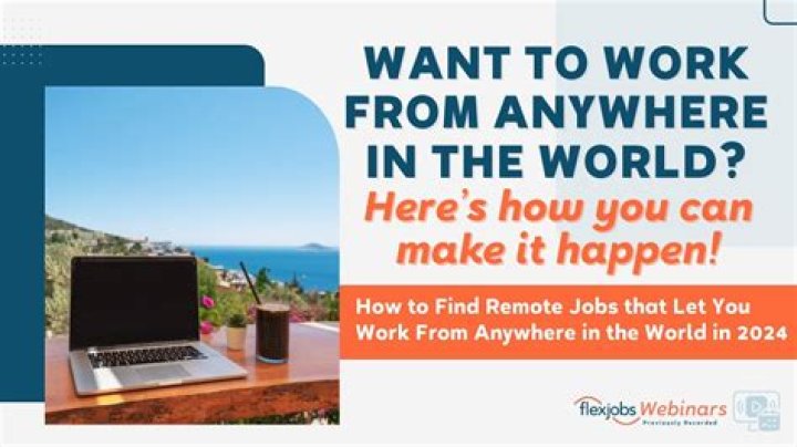 How can I get a job anywhere in the world?