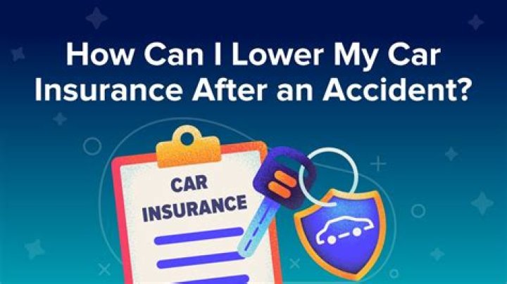 How can I lower my car insurance after two accidents?