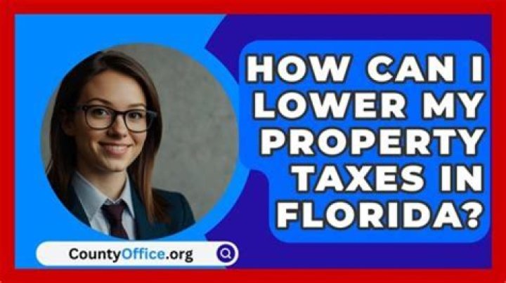 How can I lower my property taxes?