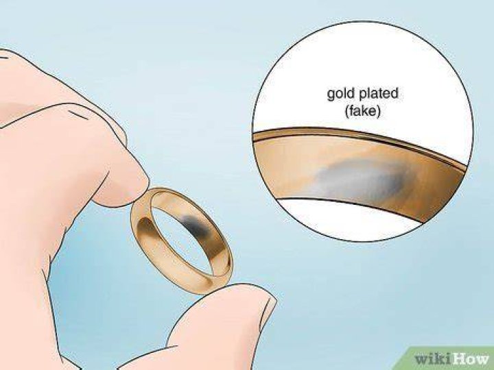 How can you tell if a gold ring is real?