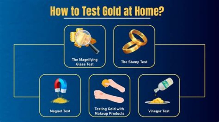How can you test gold at home?