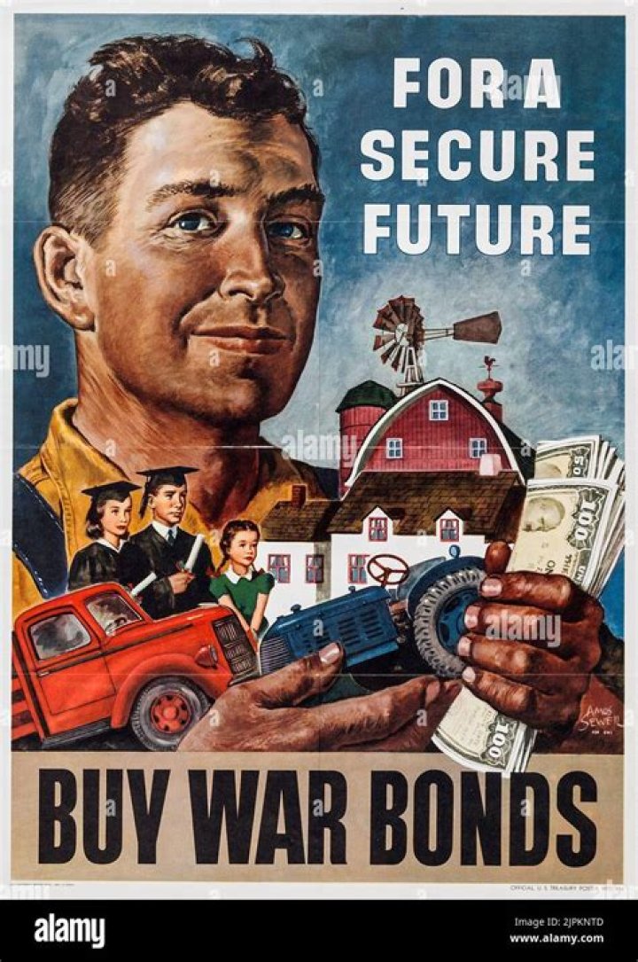 How did bonds help with the war effort?