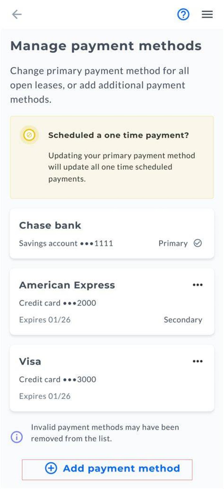 How do I change my payment details on American Express?