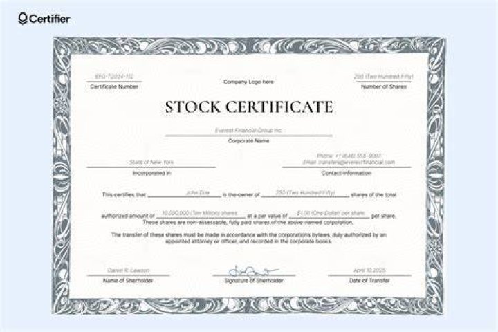 How do I check stock certificates?