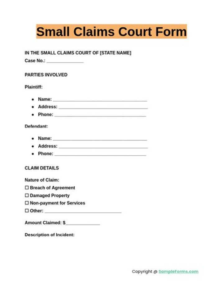 How do I collect a debt in small claims court?
