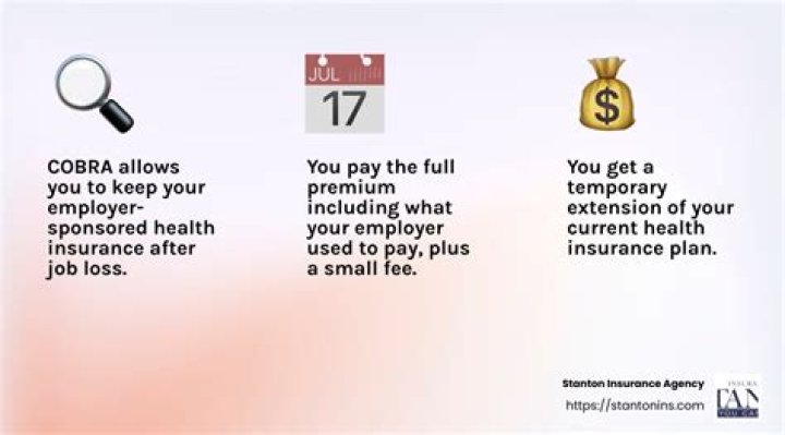 How do I continue insurance under COBRA?