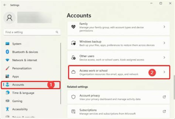 How do I delete my work account?