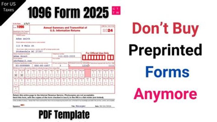 How do I fill out a 1096 tax form 2020?