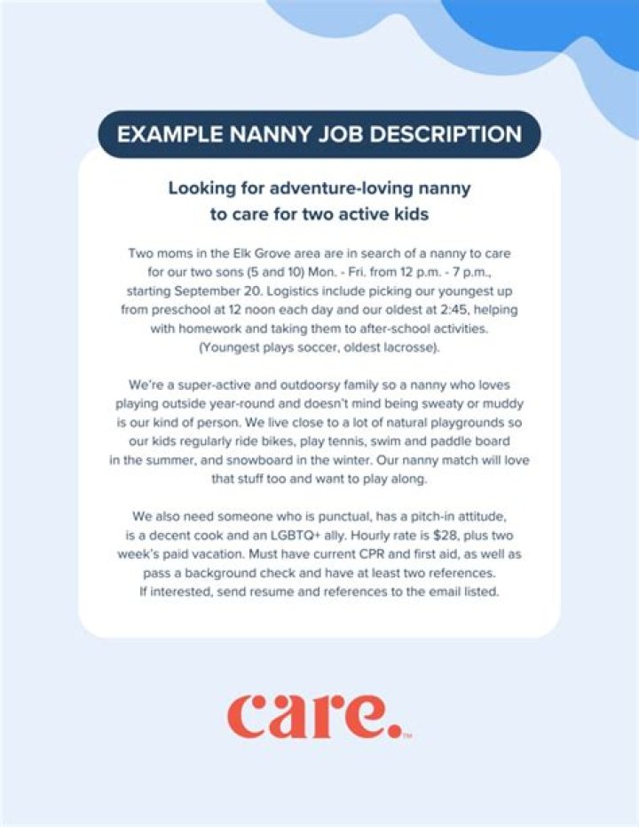 How do I find a nanny job?