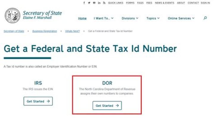 How do I find my NC state tax ID number?