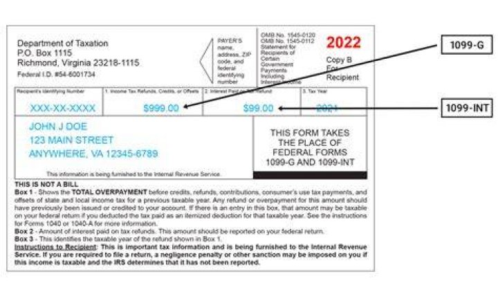 How do I get my 1099 G Washington DC?