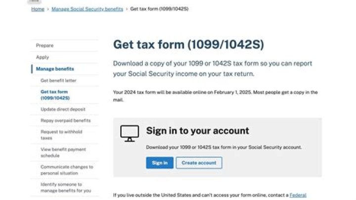 How do I get my 1099 R from Social Security?