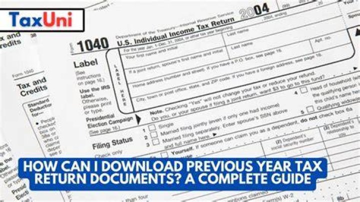 How do I get my tax returns from previous years?