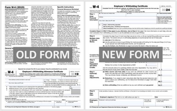How do I get old W4 forms?