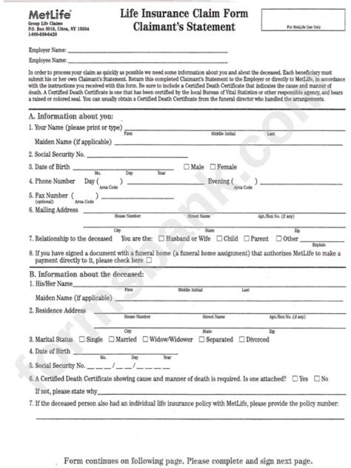 How do I make a life insurance claim?